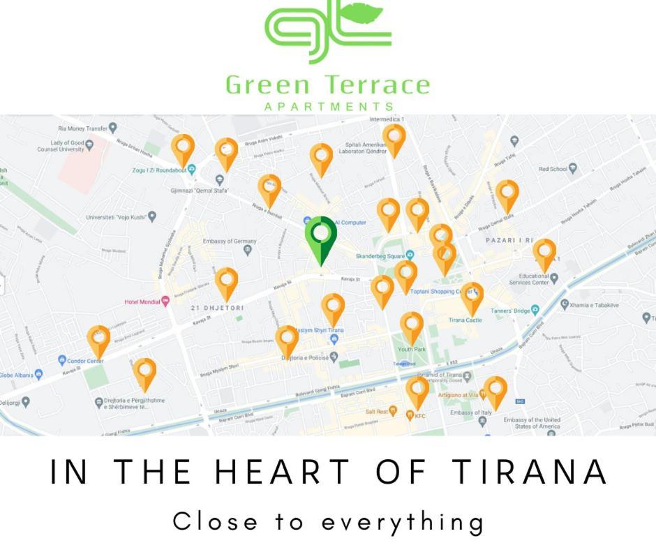 Green Terrace Apartment 4 Tiranë Luaran gambar